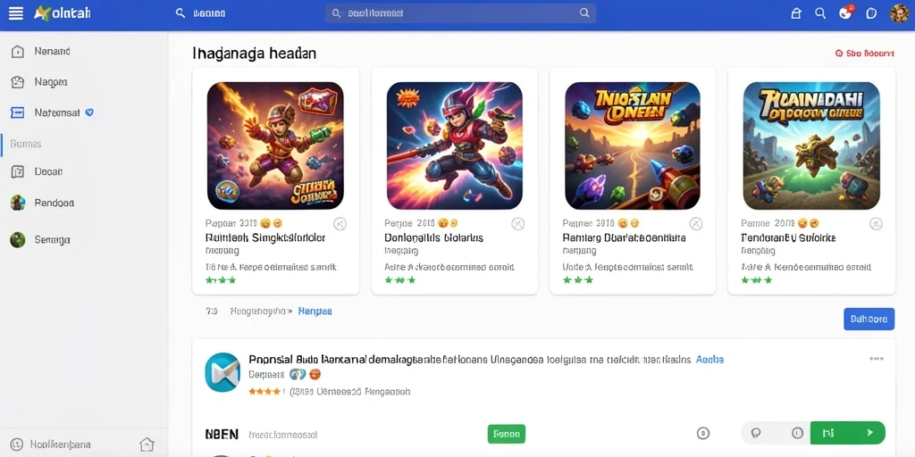 Tampilan grafis yang menarik dan modern.