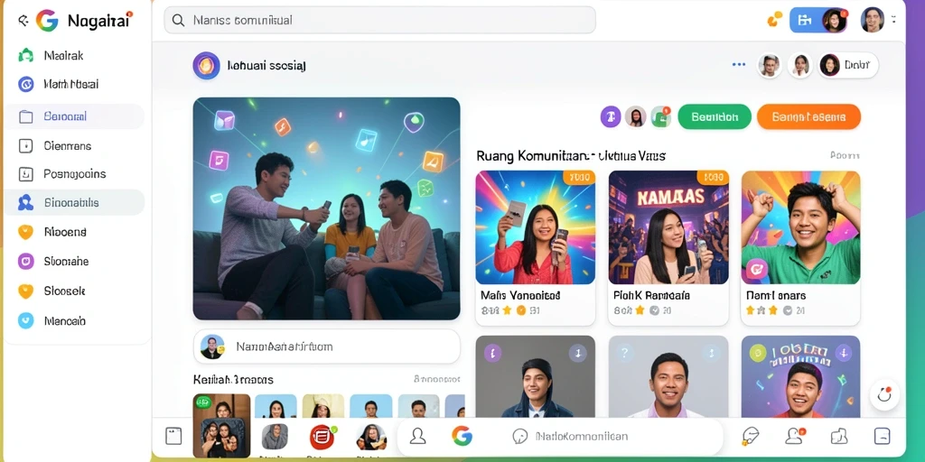 Tampilan antarmuka yang modern dan menarik.