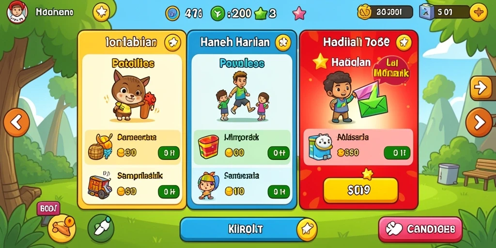 Tampilan grafis yang menarik dan jelas.