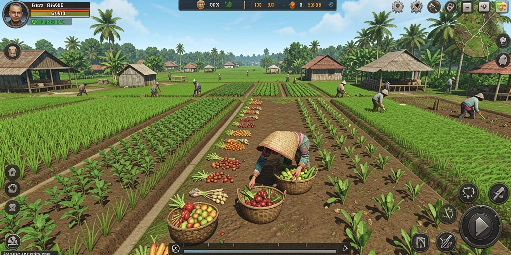 Halaman utama aplikasi dengan menu permainan yang lengkap.